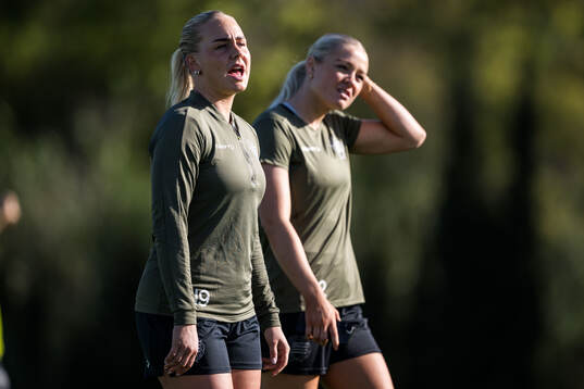 Hammarbys Cathinka Tandberg och Klara Folkesson
