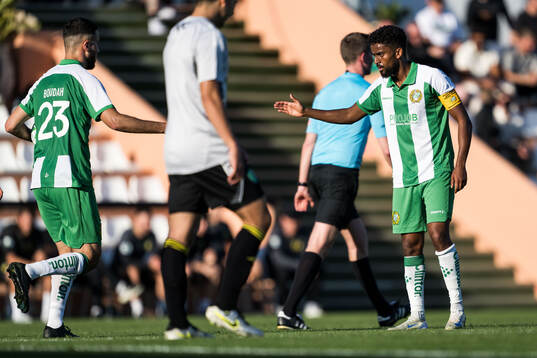 Abdelrahman Boudah Saidi and Tesfaldet Tekie of Hammarby