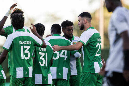 Bernard Acheampong, Tesfaldet Tekie and Abdelrahman Boudah