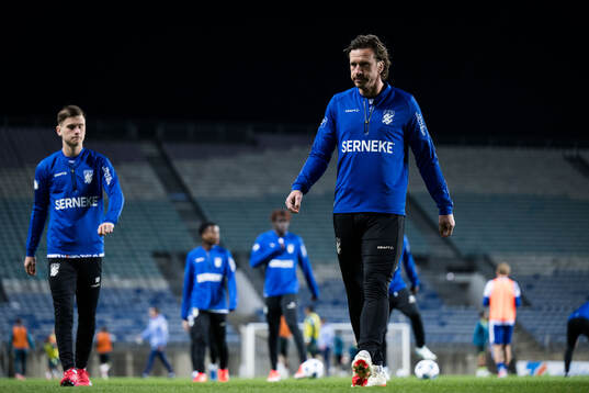 Gustav Svensson of IFK Göteborg ahead ofof the Atlantic Cup football match between IFK Göteborg and Brentford B