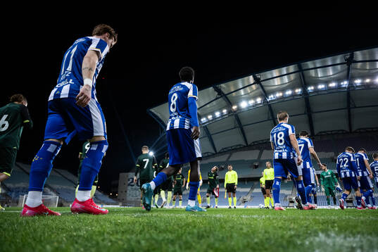 Tobias Heintz, Imam Jagne and Felix Eriksson of IFK