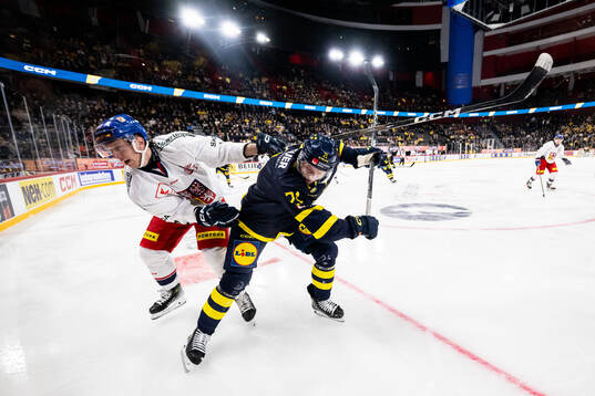 Jan Kostalek of Czech Republic and Christoffer Ehn of Sweden