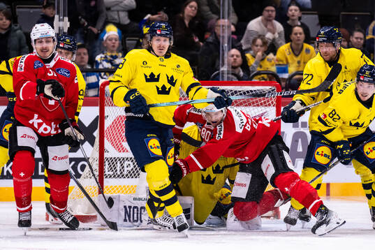 Marcus Sörensen of Sweden and Nicolas Baechler of