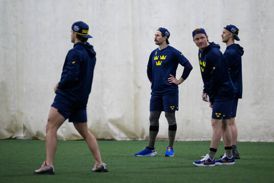 William Nylander, Filip Forsberg, Gustav Nyquist and Elias