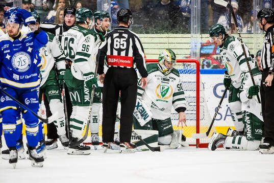 Färjestads målvakt Damian Clara