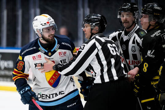 Djurgårdens Albin Grewe och AIKs Tom Hedberg