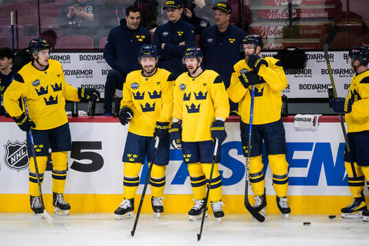 Leo Carlsson, Rasmus Andersson, Erik Karlsson and Mattias