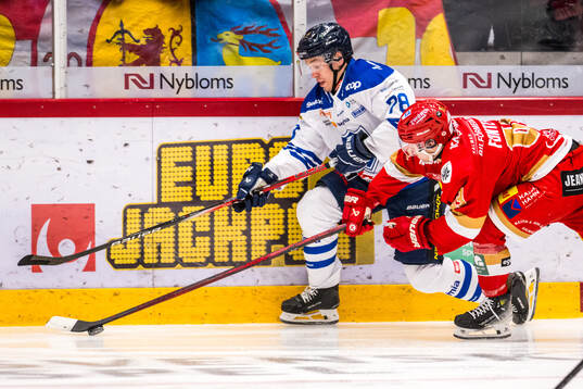 Karlskogas Leevi Viitala och Kalmars Matt Fonteyne