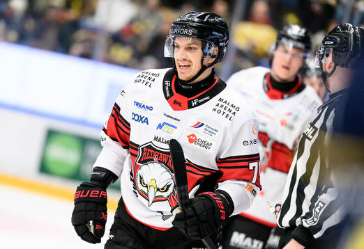 Malmö Redhawks Jakub Galvas jublar