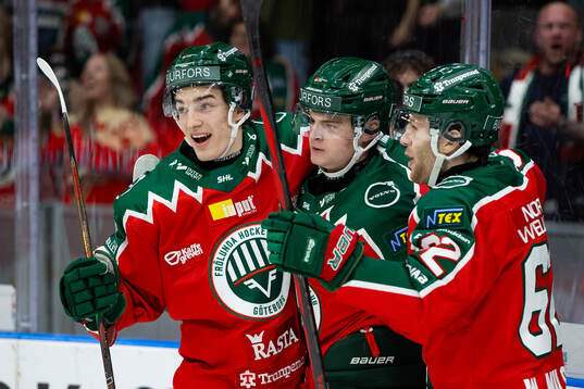 Frölundas Filip Cederqvist jublar