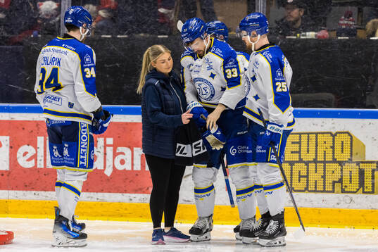 Leksands Eddie Larsson har ont