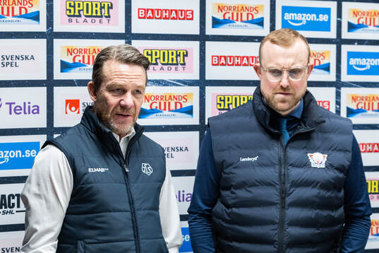 Leksands tränare Charles Berglund och Linköpings