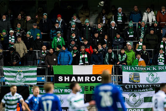 Spectators in the stands