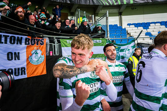 Michael Noonan of Shamrock Rovers celebrates