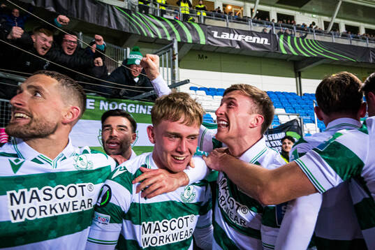 Michael Noonan of Shamrock Rovers celebrates