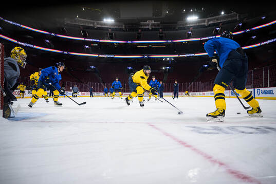 Goaltender Filip Gustavsson, Joel Eriksson Ek, Mattias