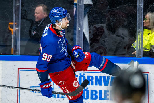 Oskarshamns Liam Hawel jublar