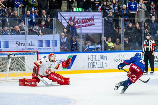 Oskarshamns Michael Joyaux avgör straffläggningen
