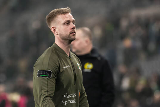 Varbergs assisterande tränare Victor Salwén