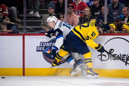 Urho Vaakanainen of Finland and Gustav Nyquist of Sweden