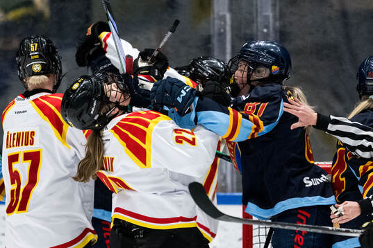 Brynäs Hanna Thuvik och Djurgårdens Isabelle Leijonhielm