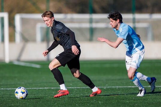 Halmstads Ludvig Arvidsson och Gefles Kevin Persson