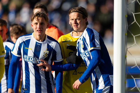 IFK Göteborgs Linus Carlstrand och August Erlingmark