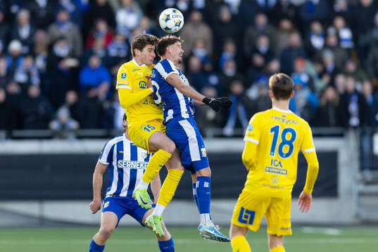 IK Oddevolds Adrian Rogulj och IFK Göteborgs Ramon Pascal