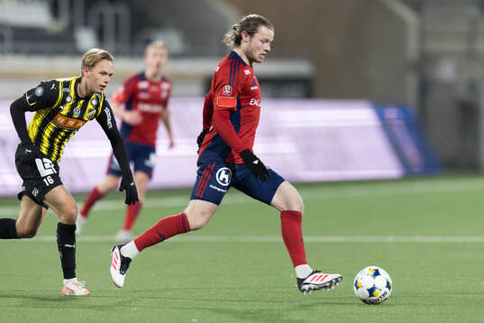 Häckens Pontus Dahbo och Östers Daniel Ljung