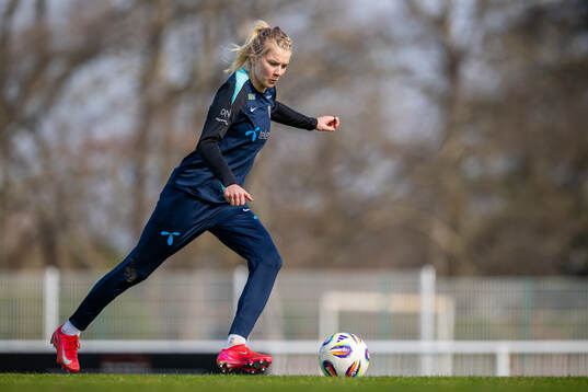 Ada Hegerberg of the Norwegian women's national football