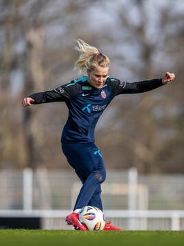 Ada Hegerberg of the Norwegian women's national football