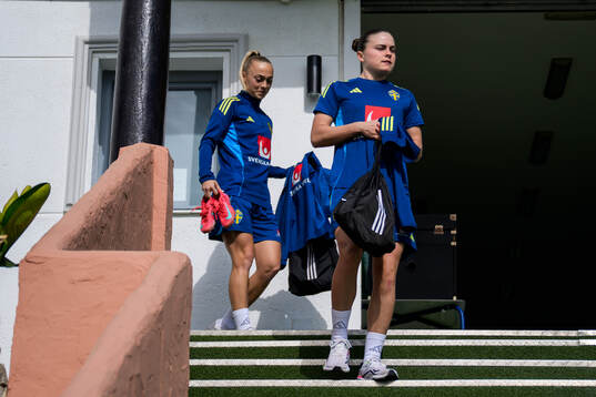 Hanna Bennison and Hanna Wijk of the women’s national