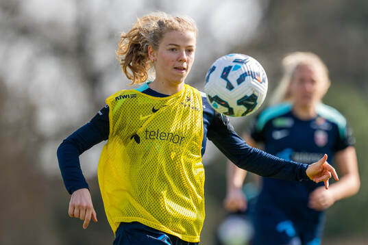 Justine Kielland of the Norwegian women's national football team