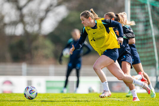 Elisabeth Terland of the Norwegian women's national football team