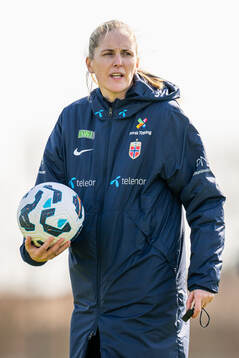 Gemma Grainger, head coach of the Norwegian women's national football team,