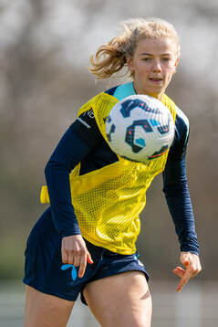 Justine Kielland of the Norwegian women's national football team