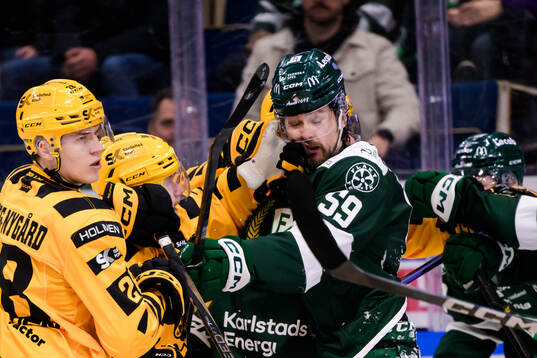 Skellefteås Oskar Nilsson och Färjestads Linus Johansson