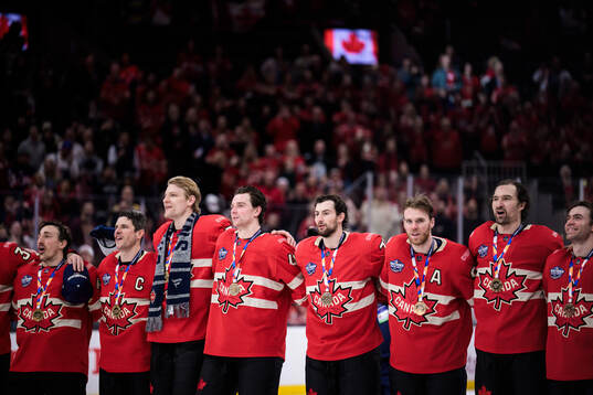 Brad Marchand, Sidney Crosby, Colton Parayko, Thomas