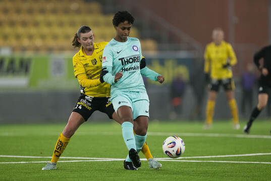 Elfsborgs Ida Backlund och Jitexs Hanna Lofthammar