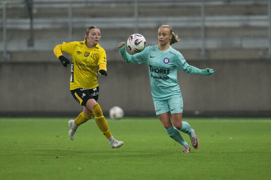Elfsborgs Hanna Gunnarsson och Jitexs Ida Kjellman
