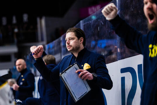 Södertäljes assisterande tränare Mattias Zackrisson