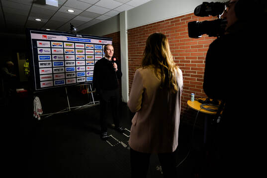 Färjestads tränare Thomas Mitell