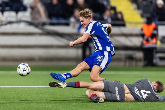 IFK Göteborgs Max Fenger och Sandvikens Olle Samuelsson