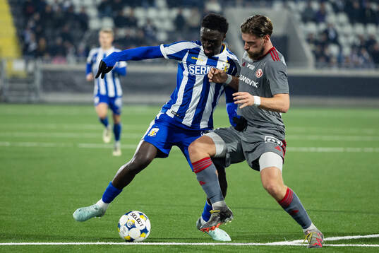 IFK Göteborgs Imam Jagne och Sandvikens Kasper Harletun