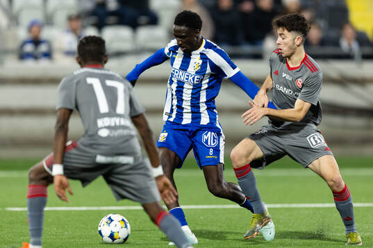 IFK Göteborgs Imam Jagne och Sandvikens  Adam Kiani