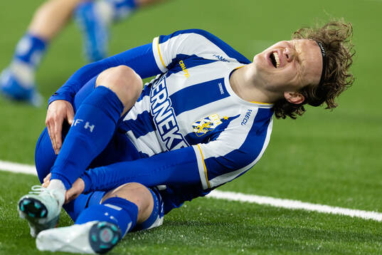 IFK Göteborgs Kolbeinn Thordarson har ont