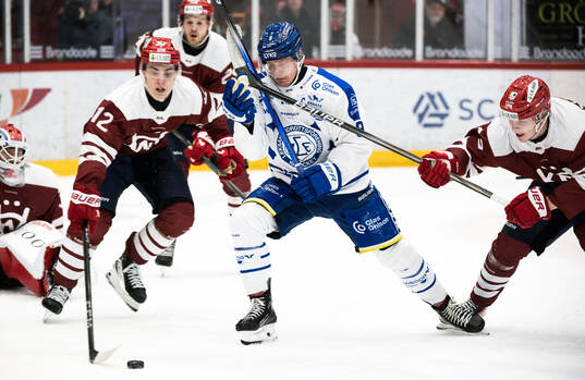Leksands Patrik Zackrisson och Timrås Linus Eriksson