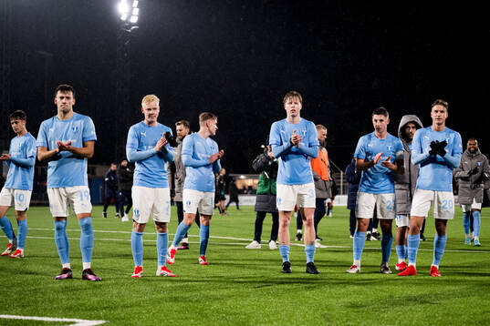 Malmö FFs spelare jublar
