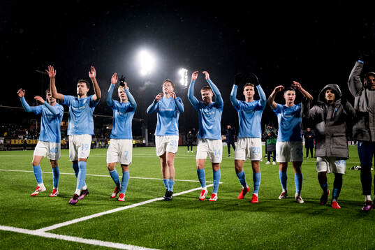 Malmö FFs spelare jublar