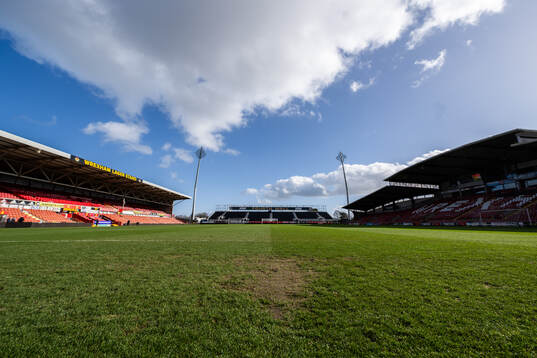 General view of Racecourse Ground